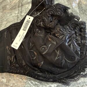 Elegant Black and White Lace Bras